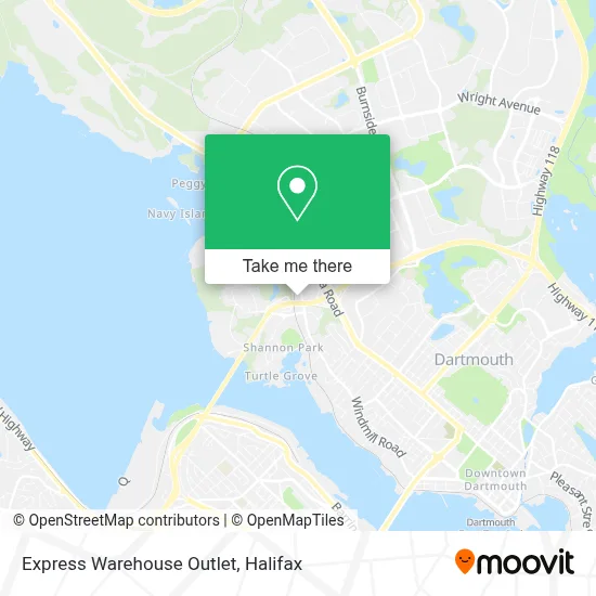 Express Warehouse Outlet map