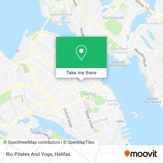 Rio Pilates And Yoga map