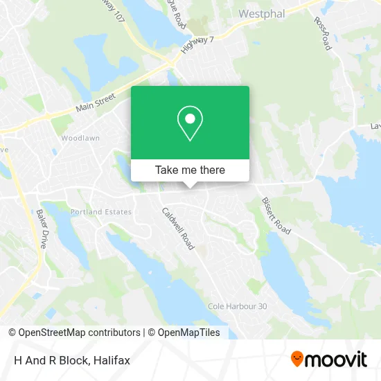 H And R Block map