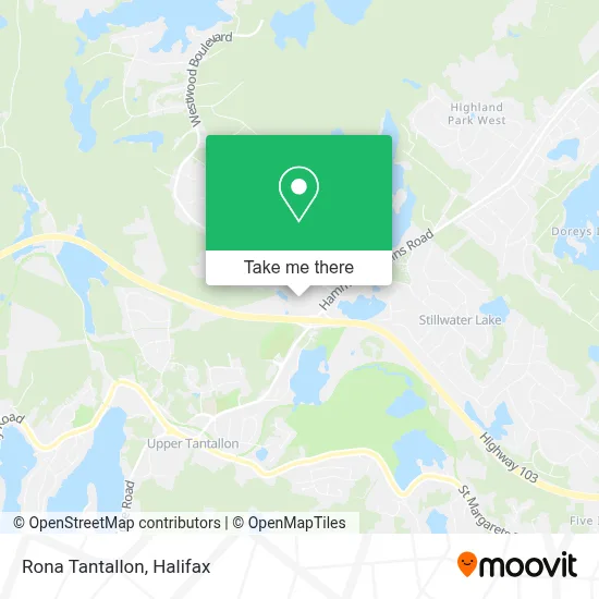 Rona Tantallon map