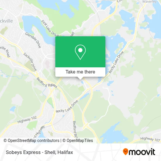 Sobeys Express - Shell map
