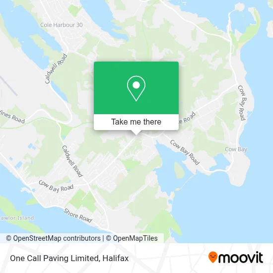 One Call Paving Limited map