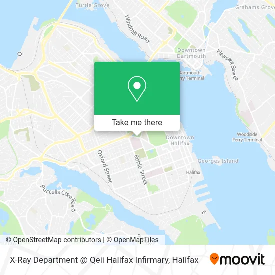 X-Ray Department @ Qeii Halifax Infirmary map