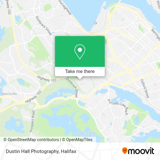 Dustin Hall Photography map