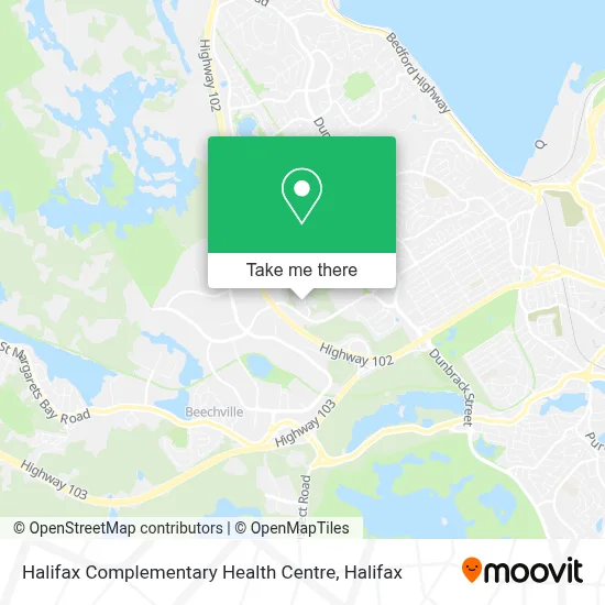 Halifax Complementary Health Centre map