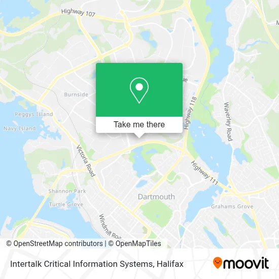 Intertalk Critical Information Systems map