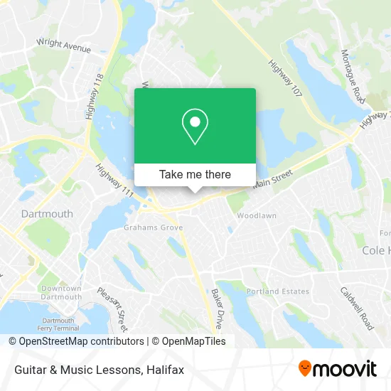 Guitar & Music Lessons map
