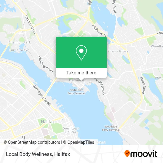 Local Body Wellness map