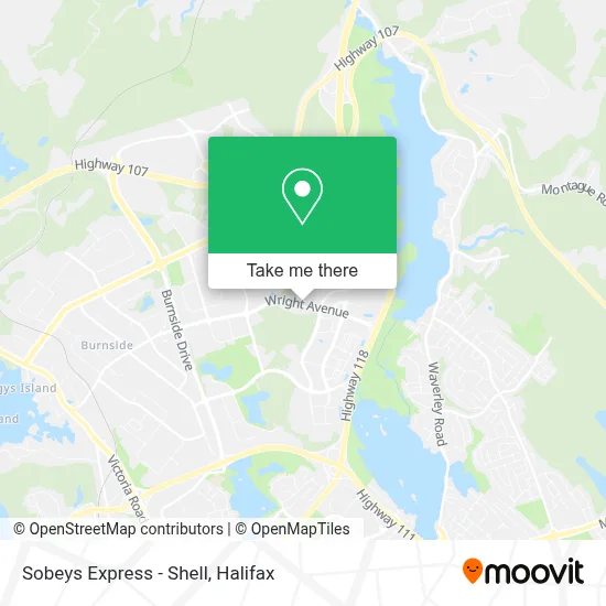 Sobeys Express - Shell map