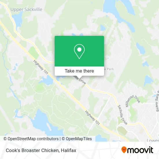 Cook's Broaster Chicken map