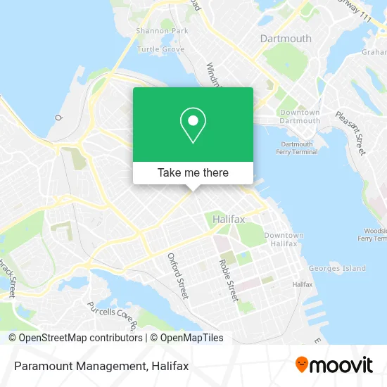 Paramount Management map