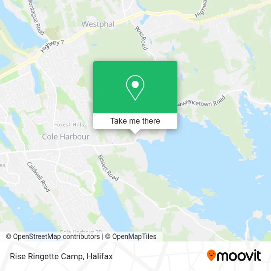 Rise Ringette Camp map