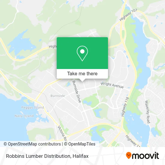 Robbins Lumber Distribution map