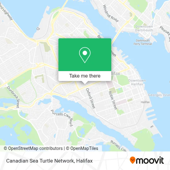 Canadian Sea Turtle Network map