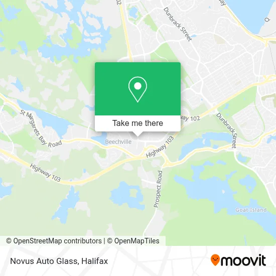 Novus Auto Glass map