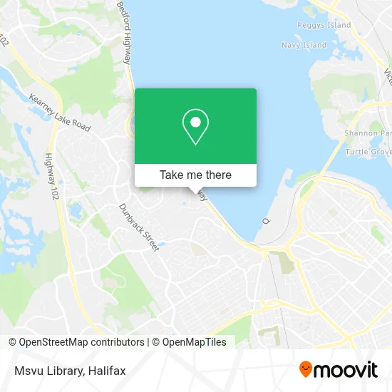 Msvu Library map