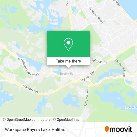 Workspace Bayers Lake map