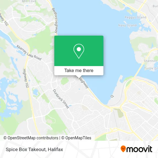 Spice Box Takeout map
