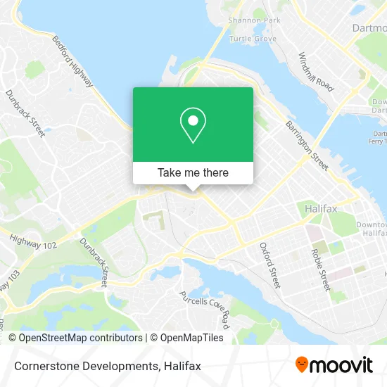 Cornerstone Developments map
