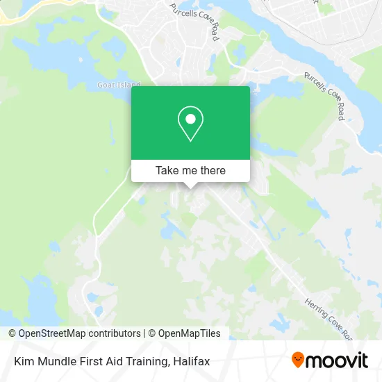 Kim Mundle First Aid Training map