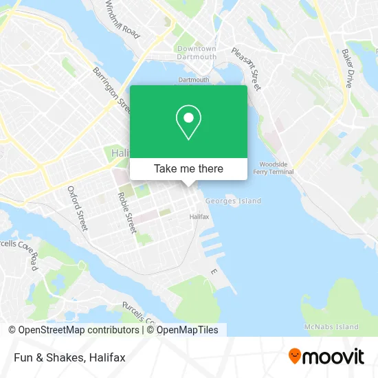 Fun & Shakes map