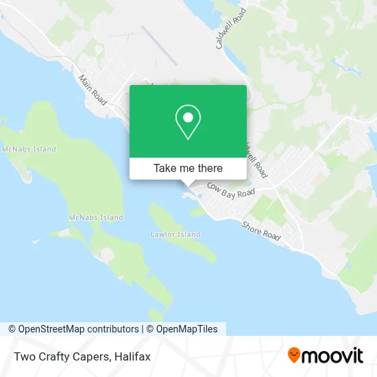 Two Crafty Capers map