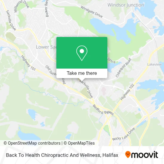Back To Health Chiropractic And Wellness map
