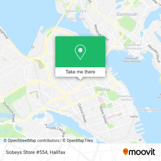 Sobeys Store #554 map
