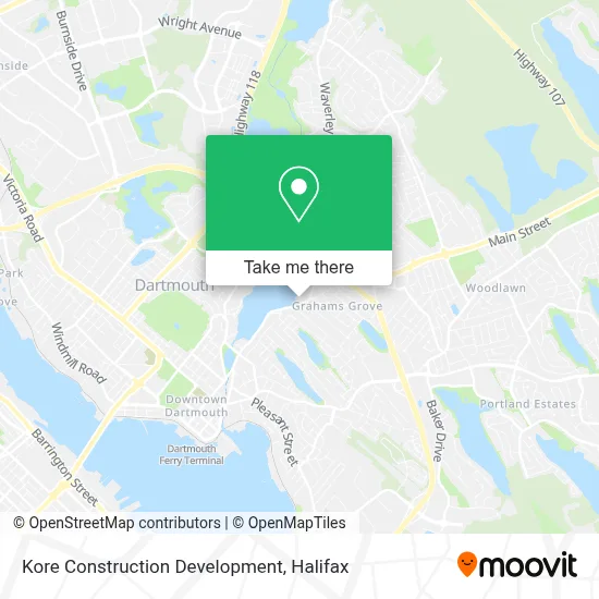 Kore Construction Development map
