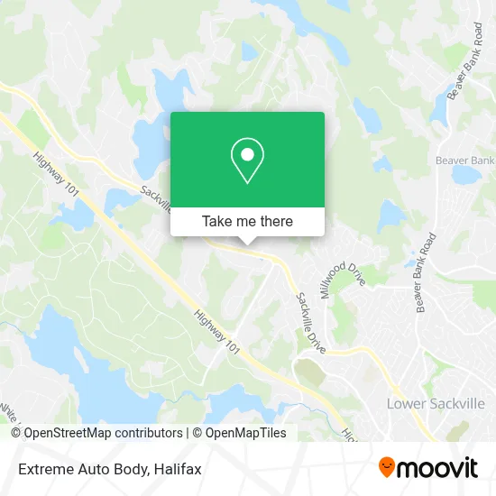 Extreme Auto Body map