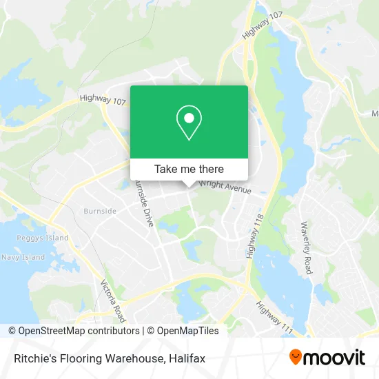 Ritchie's Flooring Warehouse map