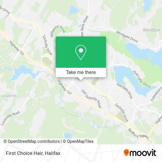 First Choice Hair map