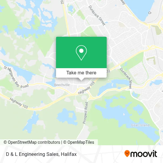 D & L Engineering Sales map