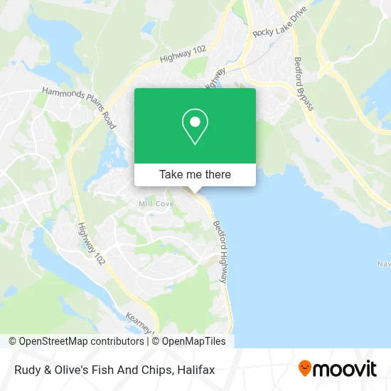 Rudy & Olive's Fish And Chips map