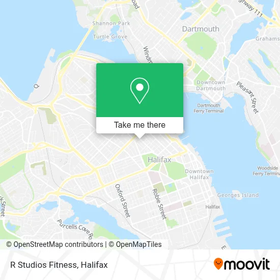 R Studios Fitness map