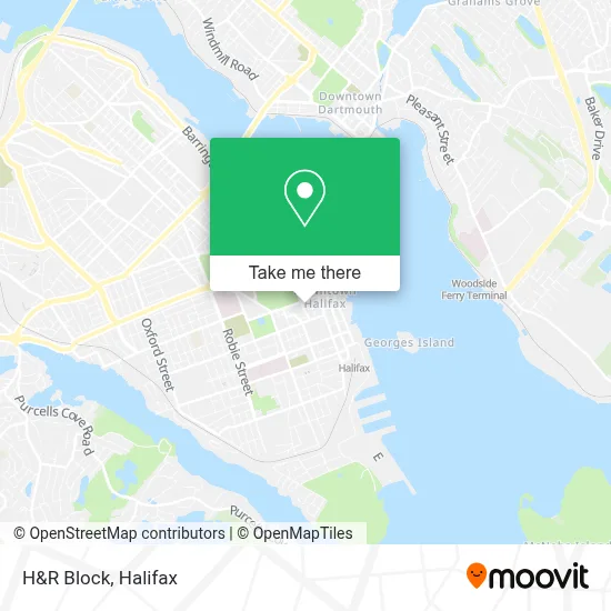 H&R Block map