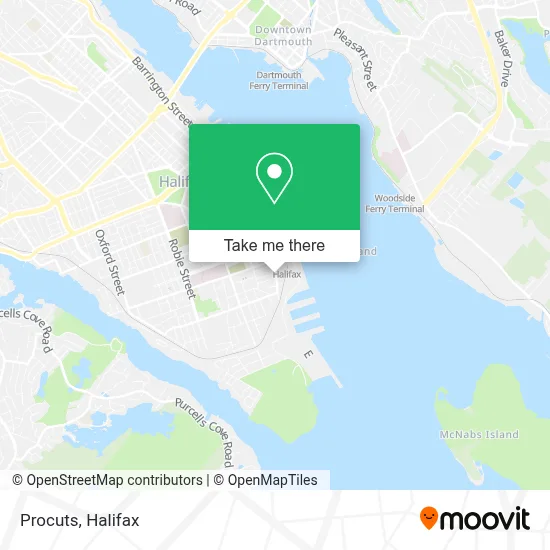 Procuts map