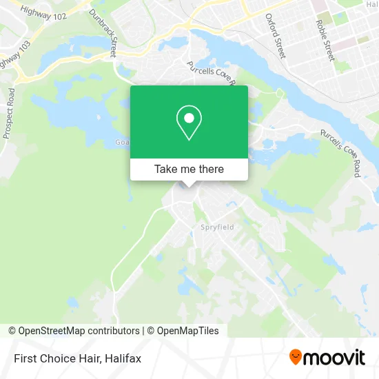 First Choice Hair map