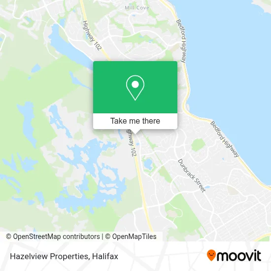 Hazelview Properties map