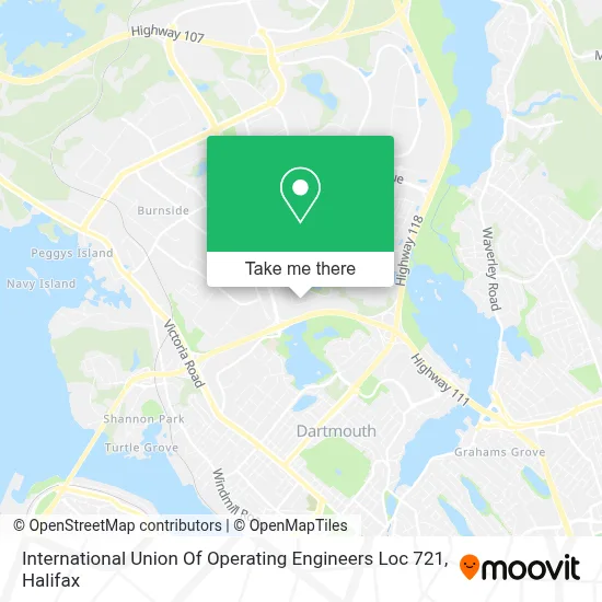 International Union Of Operating Engineers Loc 721 map