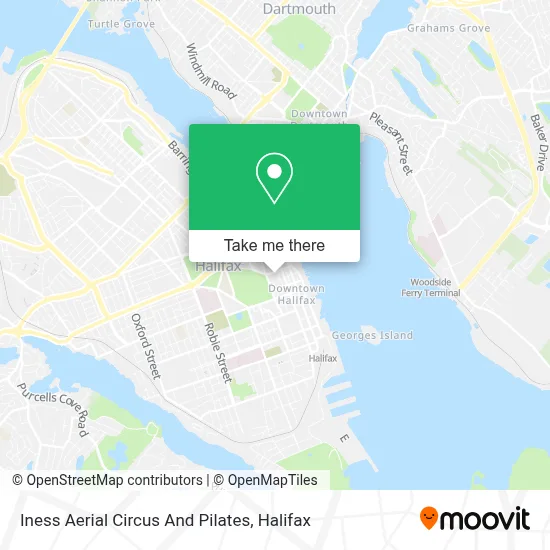 Iness Aerial Circus And Pilates map