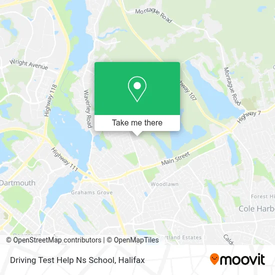 Driving Test Help Ns School map