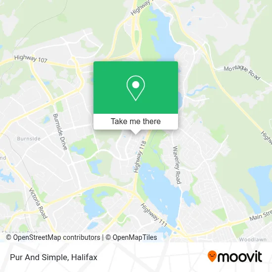 Pur And Simple map