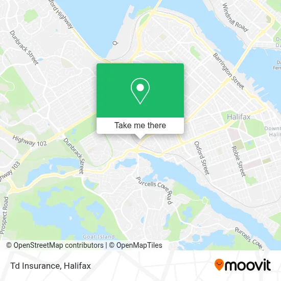 Td Insurance map