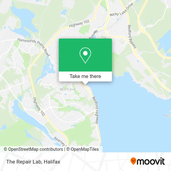 The Repair Lab map
