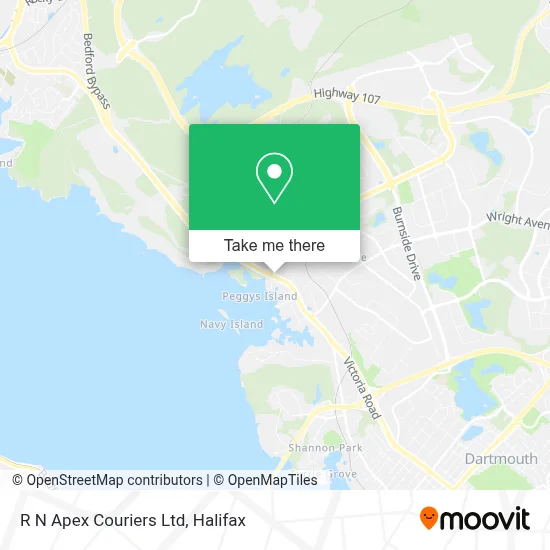 R N Apex Couriers Ltd map