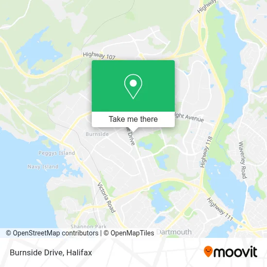 Burnside Drive map