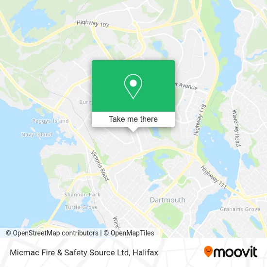 Micmac Fire & Safety Source Ltd map