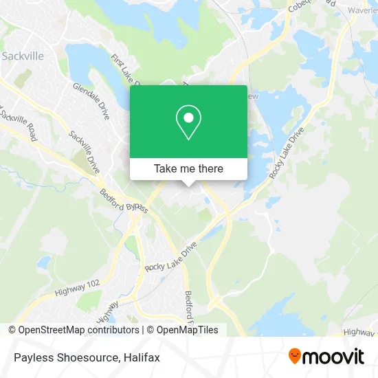 Payless Shoesource map