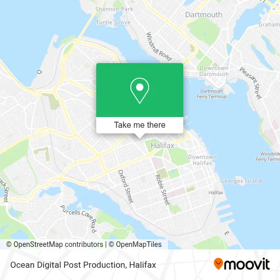 Ocean Digital Post Production map